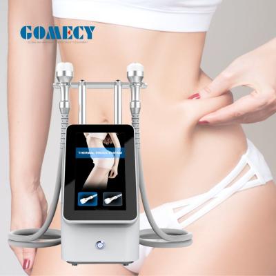 Desktop 2 in 1 Hot Cold Slimming T Shock Toning Cool Tshock Skin Tightening Facial Device for Salon Body Slimming