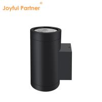 Up And Down Exterior Wall Mounted Extruded Aluminum Alloy 3000-6000K 18W 24W Outdoor Wall Lamp Cob LED Black Housing Color