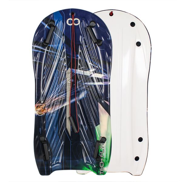 Kids Snowboard With Handle and Rope BLUE Foam Plastic Snow Sled for Hot Winter Sale