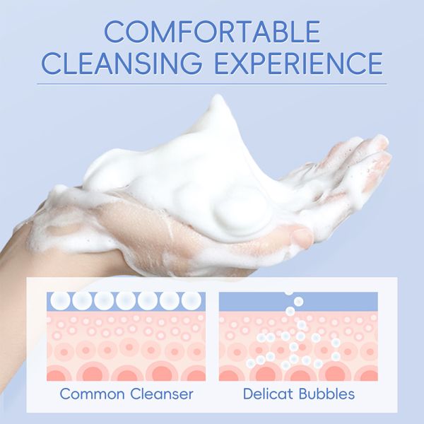 Private Label Milk Face Cleanser Foam Face Wash Facial Cleanser for Face