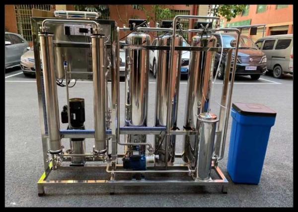 fábrica de tratamento automática da dureza da dessanilização sistema/500lph do emoliente de água 304 316