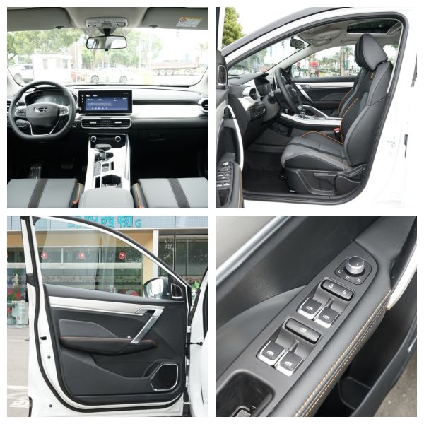 4-колесный Geely Bingyue Turbo Fuel Car Бензинный роскошный взрослый автомобиль 4700 мм