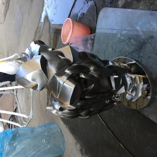 Customized SS Fisheries Harvest Abstract Metal Art Sculptures
