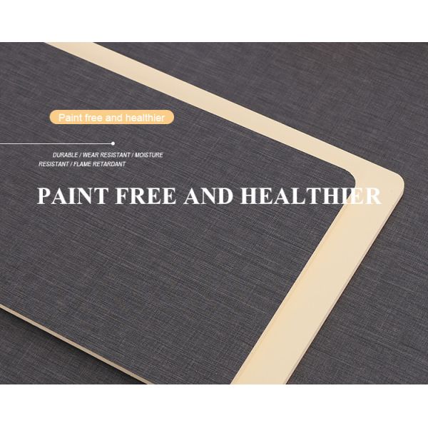 Soundproof Acoustic Fabric Bamboo Fiber Wall Panel ECO Friendly