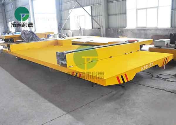 25T Coal Factory Machinery Plant Electric Rail Flat Transfer Cart