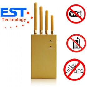 Jammer do sinal de Mini Satellite GPS/construtor EST-808KF para veículos, 30dBm