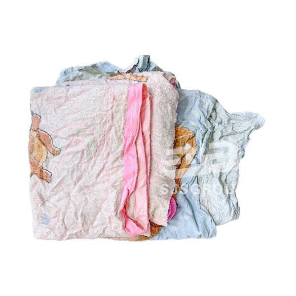 Super Absorbent 0-400kg package Cut reused colored clothing rags Terry Cloth Cleaning Towel Wiping Rags