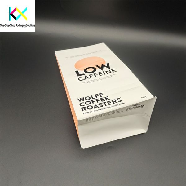 OEM Coffee Bean Packaging Bags Digital Printed Coffee Bags With AL film