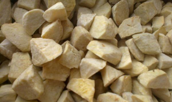 IQF Frozen Steamed Sweet Potato, Random Cut, Variety: Shengli 100