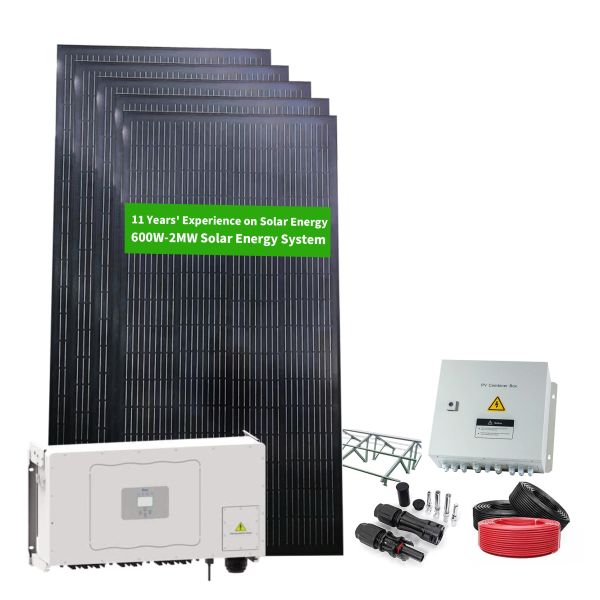 Photovoltaic 2MW Solar Systems Solar Power Plant on Grid Energy Solar System Grid Tied Inverter With Solar Panels