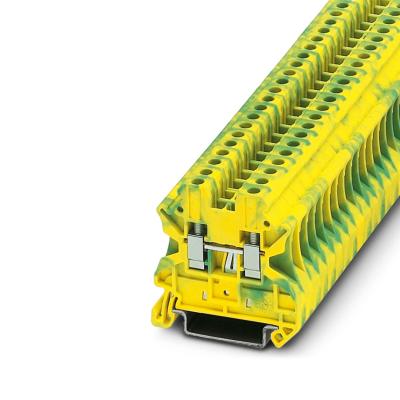Phoenix Contact UT 4-PE Protective Conductor Terminal Block with Screw Connection for Railway Industry (0.14-6mm²)