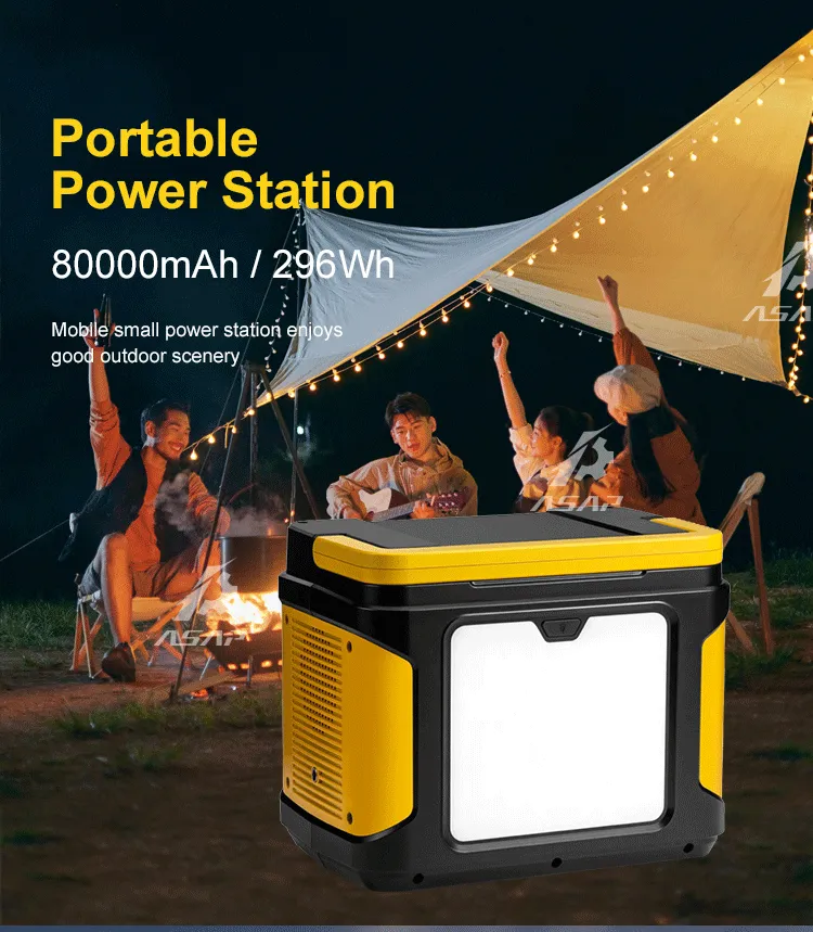 Панель солнечных батарей электрической портативной электростанции OEM 300W на открытом воздухе располагаясь лагерем