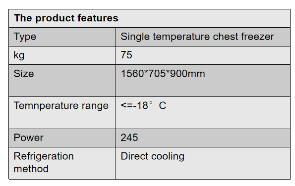 Commercial Horizontal Deep Freezers Freezers For Sale With Double Doors