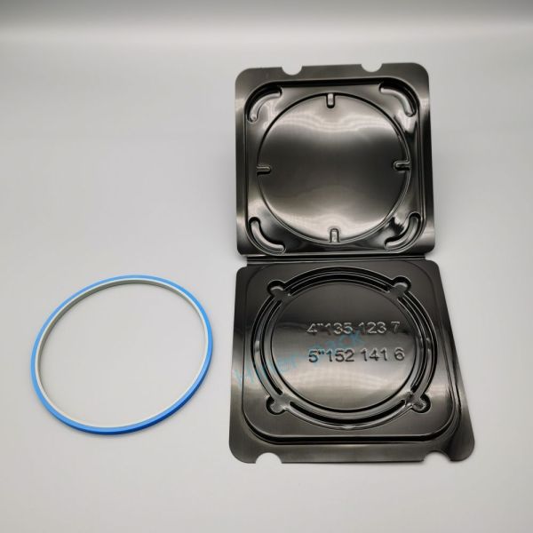 Double Hoop Dicing Ring Wafer Accessories Round Shape Recyclable Environmentally Friendly