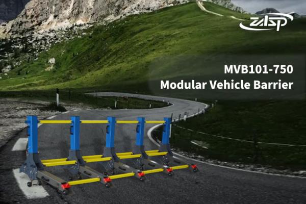 Aço A3 Fácil de montar Barreira anti-choque Modular Barreira de veículo MVB 44kg