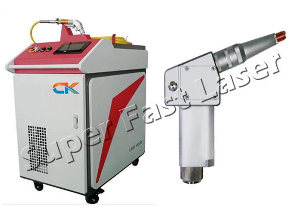 Máquina de soldadura Handheld do laser do aço carbono, equipamento de soldadura do laser da fibra
