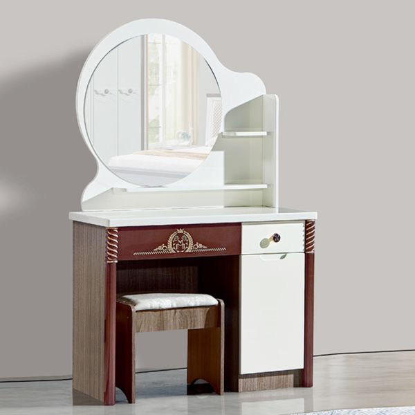 MDF PU American Style Solid Wood Bedroom Sets Furniture Cabrini