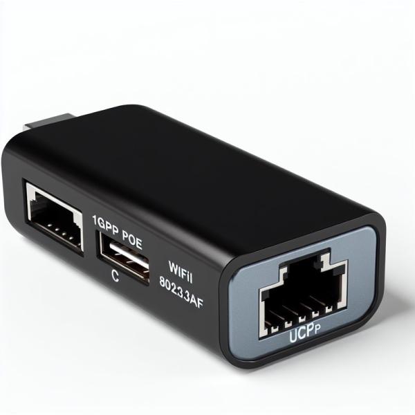 48V to 24V POE Splitter 1Gbps IEEE 802.3af for Security Cameras