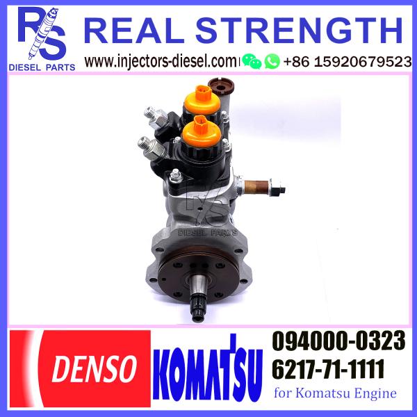 Motore comum 6217-71-1111 diesel 094000-0322 6217-71-1120 094000-0323 do carburante do iniezione do pompa do trilho de DENSO para KOMATSU