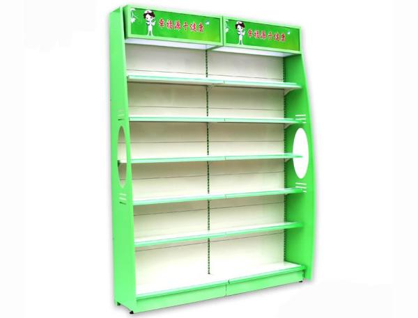 Olho varejo do shelving da gôndola da farmácia da drograria do metal que trava 1-7 camadas