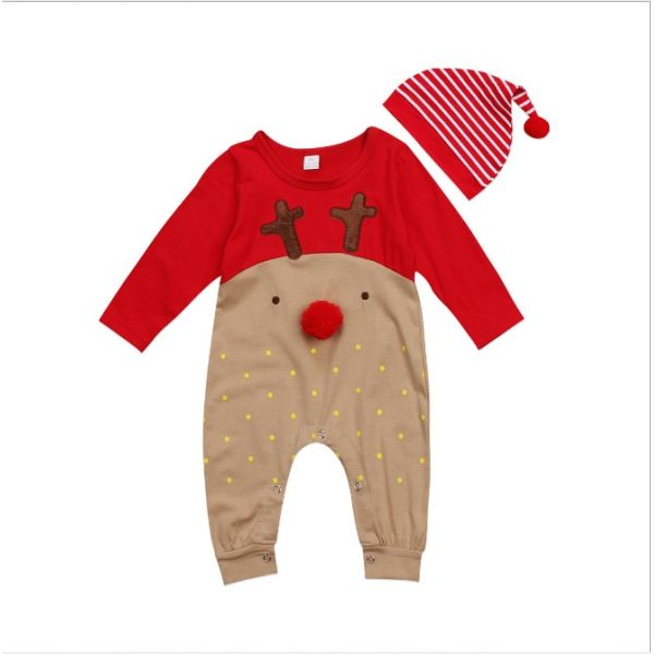 Hot Sell Organic Cotton boutique Baby Rompers Knit Clothes