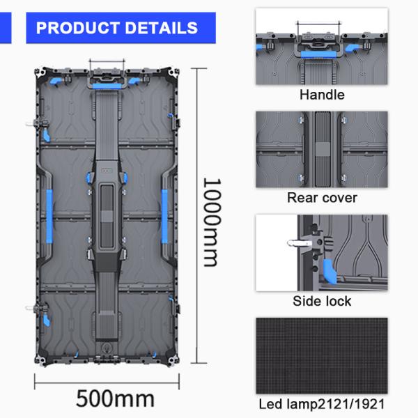 Affichage LED haute définition P3.91 pour location intérieure pour affichage immersif et haute résolution