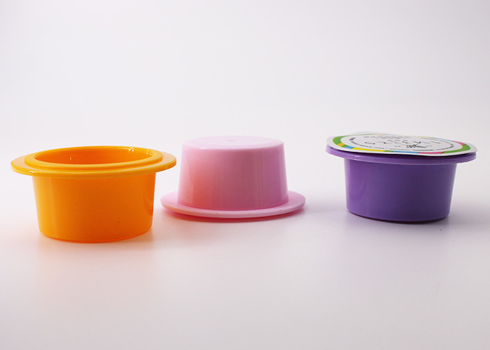 устранимые небольшие круглые пластмасовые контейнеры 10г для упаковки маски Аква Силк