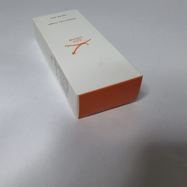 Напечатанная таможней КМИК высечка кладет коробку бумаги с покрытием в коробку деградабле складывая