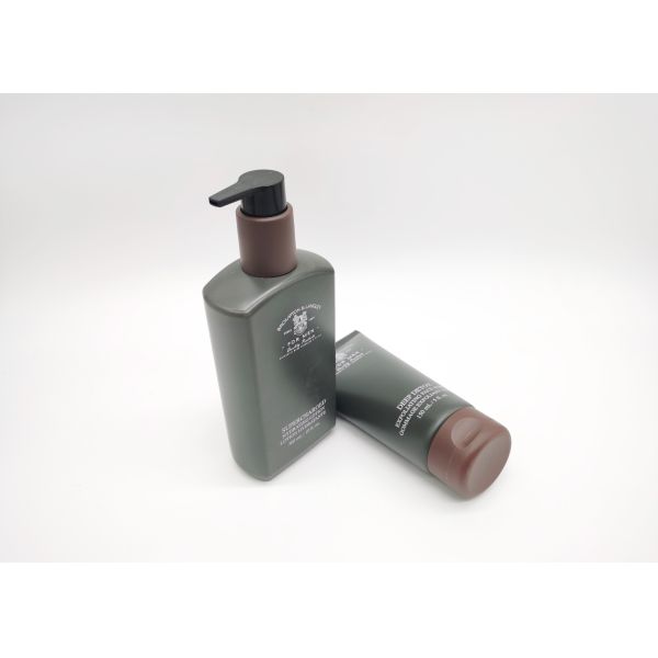 Silk Screen Printing Gradient Black Hdpe Plastic Bottles