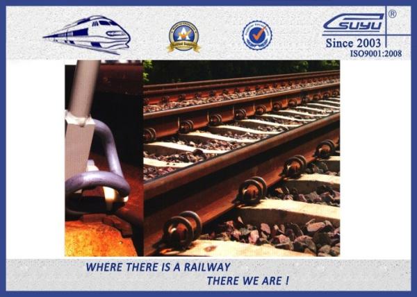 Deenik Elastic Rail Clips Track Clamp Oxide Black 60Si2Mn in Railway System