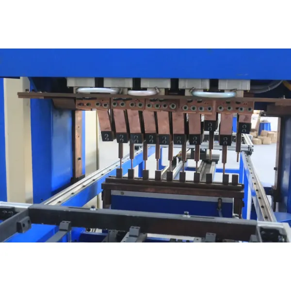 HWASHI Automatic Spot Welding Machine with 34000A Max Current 1200mm Adjustable Width and Digital Touch Screen Control for Sheet Metal