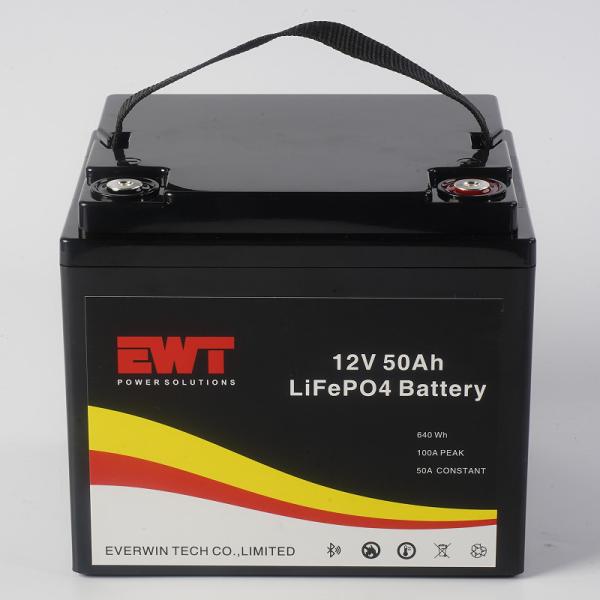 Fornecedor OEM 640Wh Baterias de iões de lítio 12v 50ah lifepo4 bateria para scooter E-bike Golf car