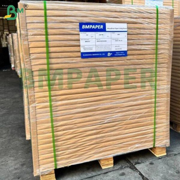 40gsm 50gsm Printable Kit 7 Brown Food Grade Greaseproof Paper Grease Resistant For Hamburger Packaging