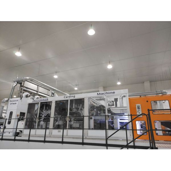 Волокно Spunlace Nonwoven Германия TrüTzschler 40% полиэстер вискозы 60%