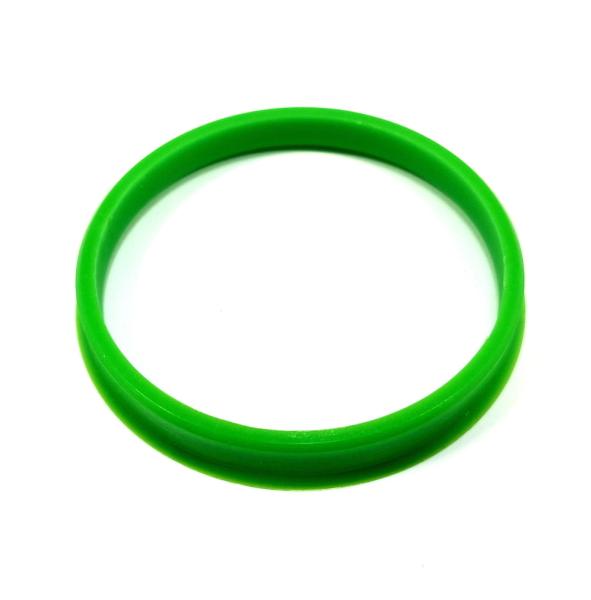 Green 60.1 To 66.1 Plastic Hub Rings 10 Mm Thickness For Lexus / Toyota