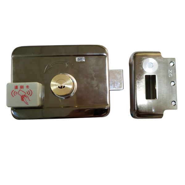 4x AA Batteries stainless steel Smart Fence Gate Lock Garden Gate Digital Lock