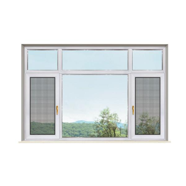 House Soundproof Aluminium Glass Casement Windows with Level 9 Wind Pressure Resistance