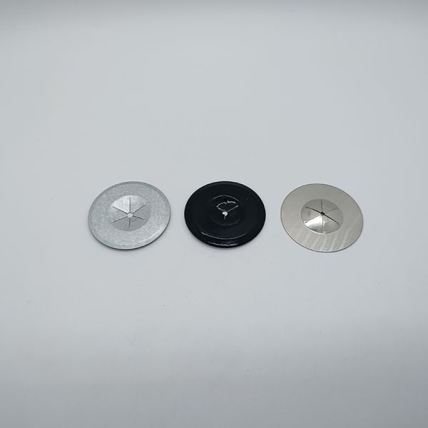 1.5 Inch Perforated Insulation Self Tightening Washer Flat  Round Galvanized Steel For Wall And Ceiling