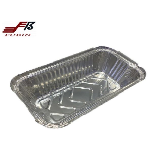 650ml Rectangular Foil Trays 200*110mm Microwave Oven Safe