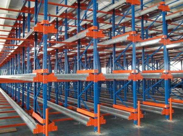 Automated 2 Way 4 Way Radio Shuttle Racking System Heavy Duty Pallet Racking System For Cold Room