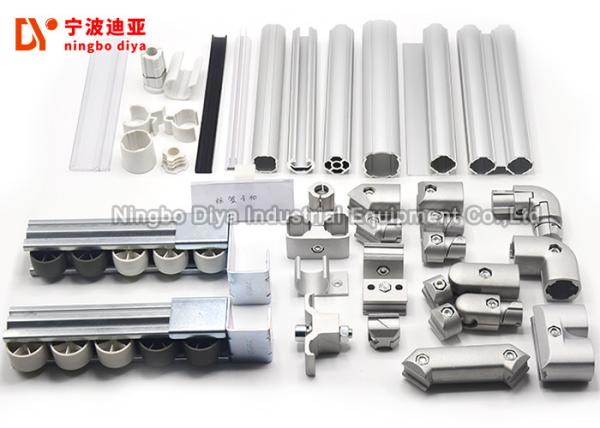 28MM Aluminium Extruded Sections For Lean Manufacture Assembly System