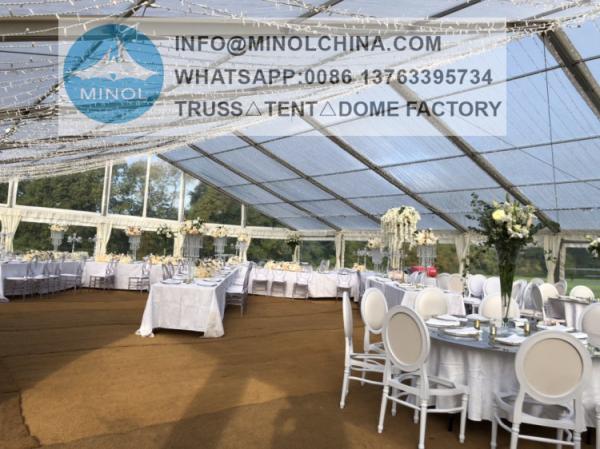 Customized Size Transparent Decorating Wedding Nigeria Tent 200 People