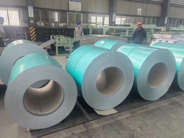 Az150 G550 55% Aluzinco Galvalume Steel Coil ASTM A792 G550 22/24/26/30/35 Gauge