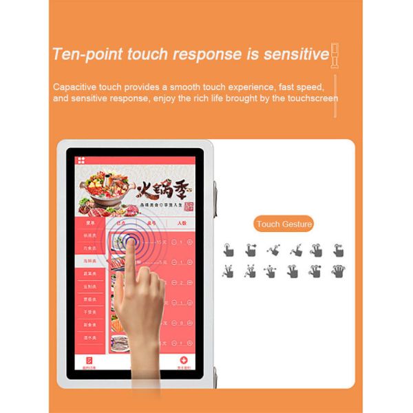 32 Inch 24 Inch Interactive Fast Food Self Service with Gamification Features for Enhanced Customer Engagement