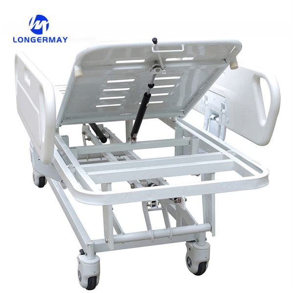 Economic Stainless Steel Multifunction Adjust Manual Transport Emergency Medical Patient Trolley Supplier