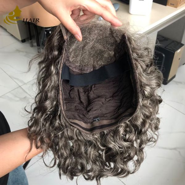Ready To Wear Glueless Silk Top Full Lace Wig Hd Front Lace Human Hair Wig