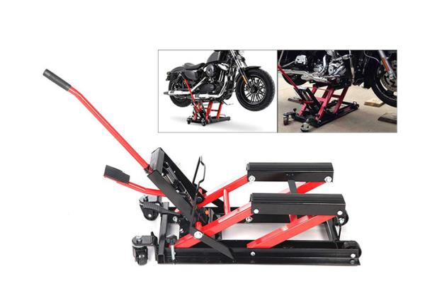 ET10DC (MXC43) Hydraulic Motorcycle Lift Latest design of scissor structure Capacity 550Kg