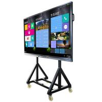 4K 65 polegadas 20 pontos touch screen LED painel plano interactive whiteboard para conferência reunião