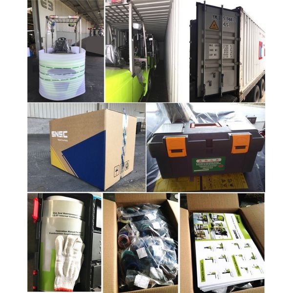 Customer Customized 3ton Forklift Sale with Solid Tire Options
