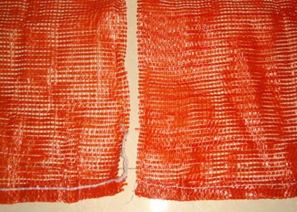 PE Polyethylene Plastic Woven Industrial Mesh Bags , Firewood Sacks Large Capacity